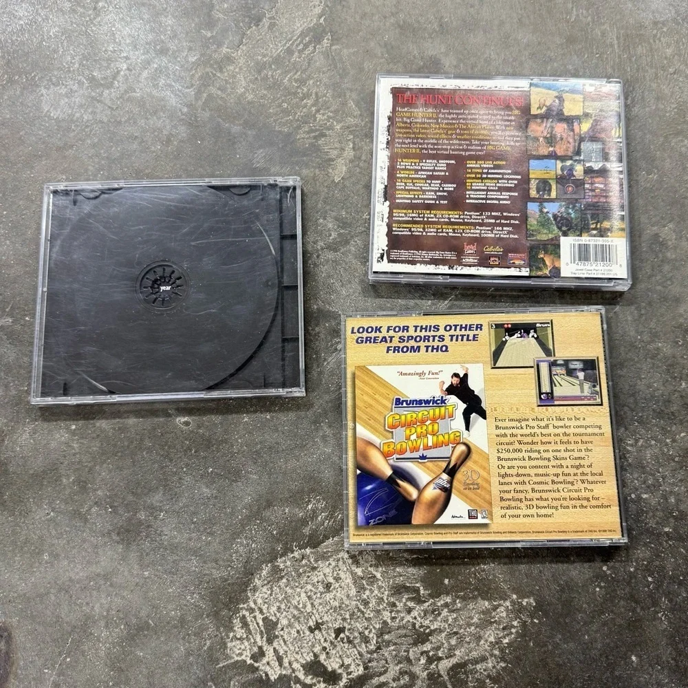 PC Hunting & Fishing Games Lot Bassmasters Cabela’s Deer Hunter